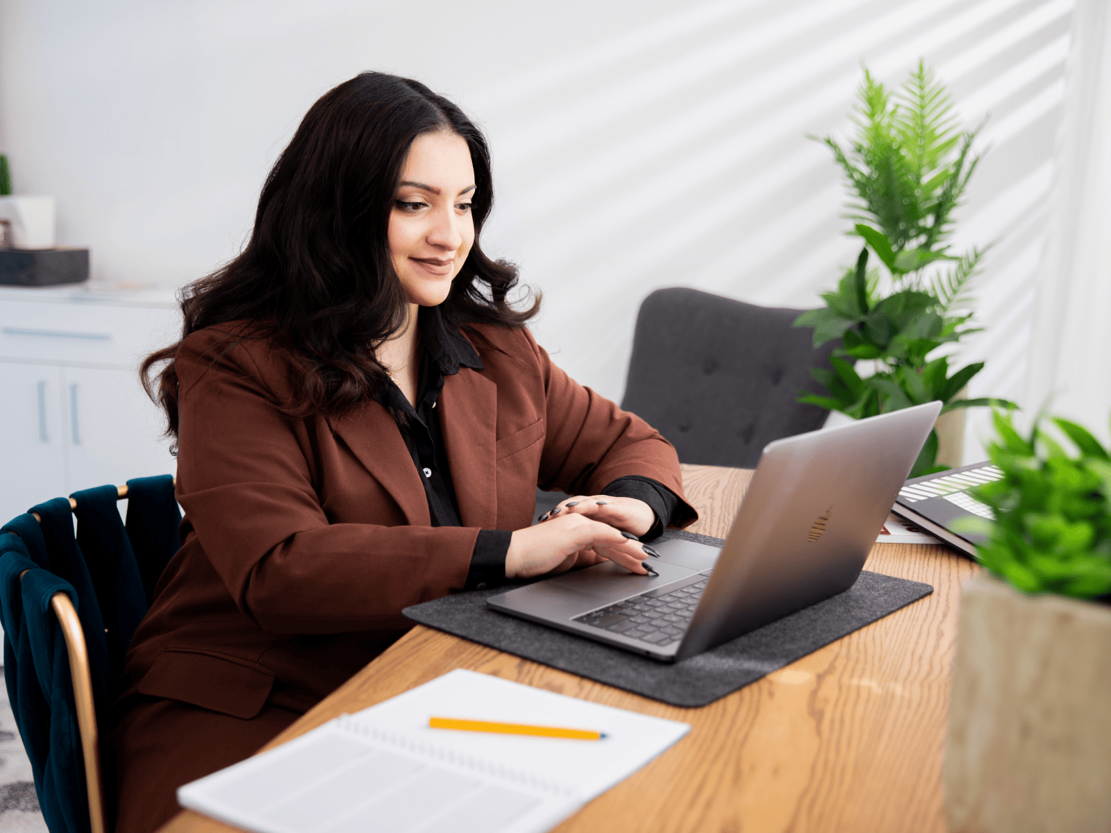 Girl with laptop